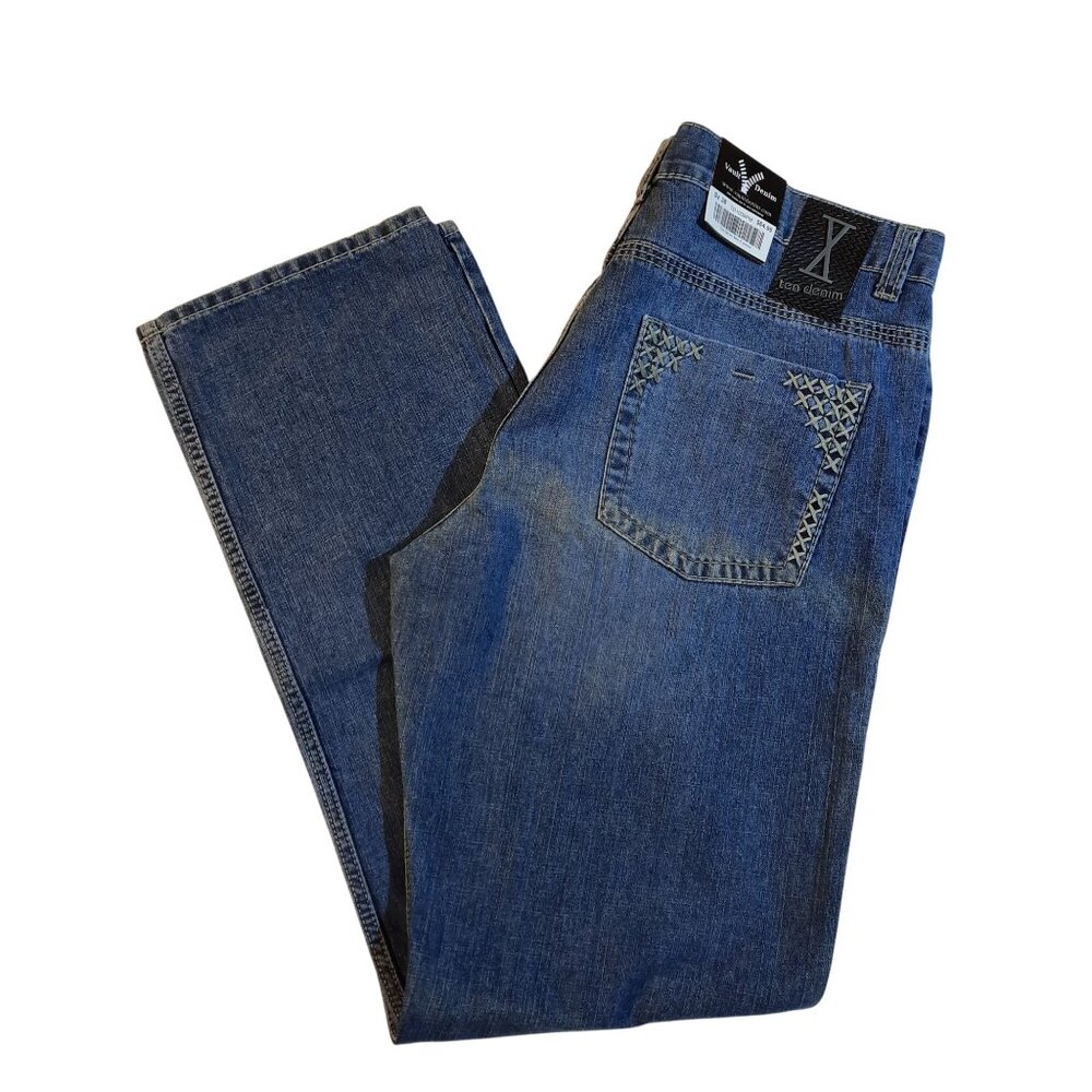 NWT Women's Denim Straight Leg Jeans Size 38x34